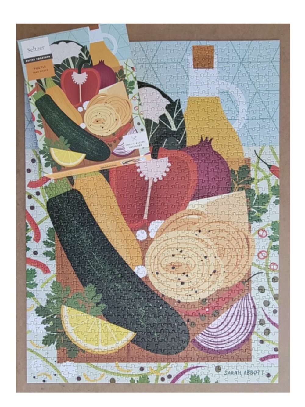 VEGGIE RECIPE by Seltzer JIGSAW PUZZLE 1000 pieces - Picture 5 of 7
